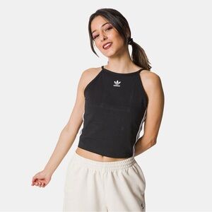Adidas Black and White Racerback Tank